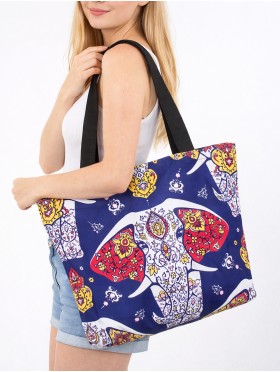 Waterproof Abstract Pattern Tote Bag